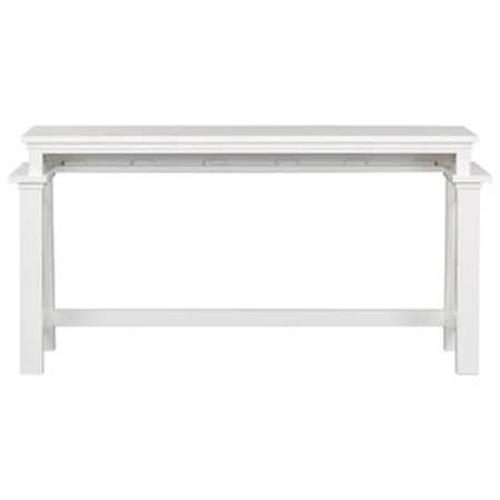 Counter Height Console Bar Table